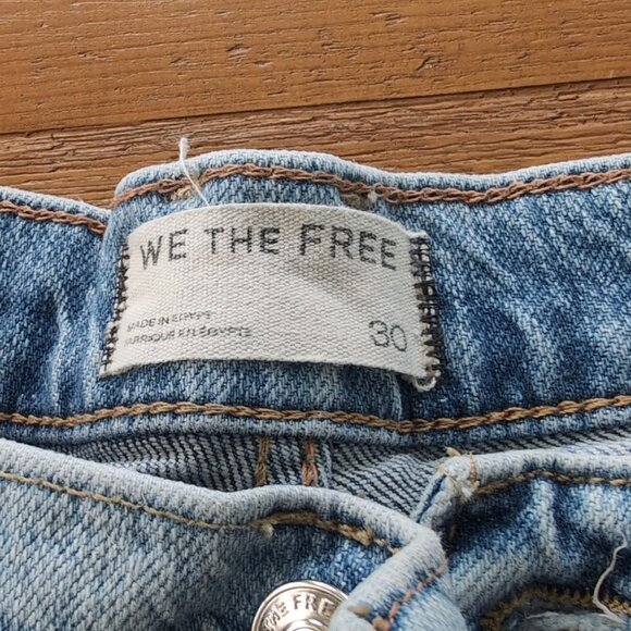 Free People Risk Taker Straight Stretch Jean Size 30 - Picture 5 of 6